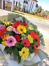 Букет цветов из:  Герберы #REPLACE_PRED# Шаликово